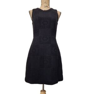 Madewell "Little Black" All Occasions Jaquard Textured Mini Dress, US Women's 2